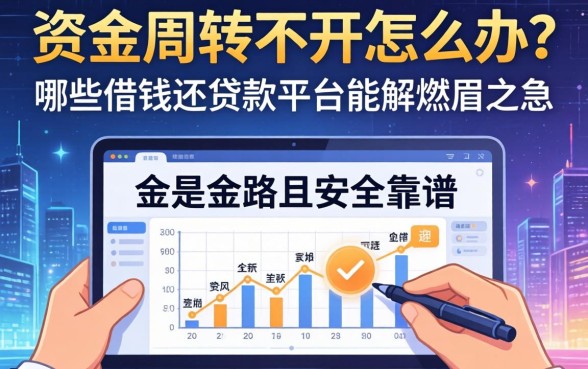 资金周转不开怎么办？哪些借钱还贷款平台能解燃眉之急且安全靠谱？