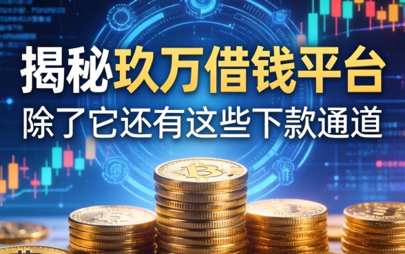 揭秘玖万借钱平台：除了它还有这些下款通道