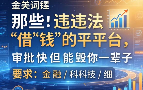 那些违法借钱的平台，审批快但能毁你一辈子