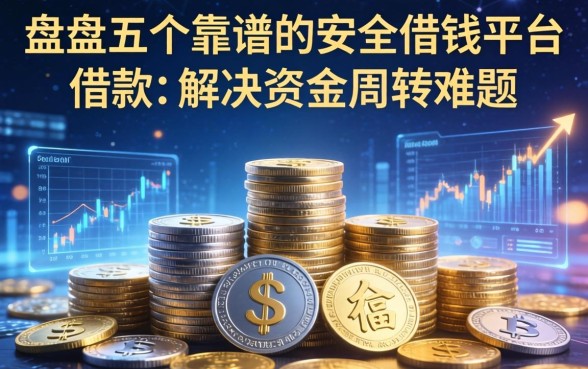 盘点五个靠谱的安全借钱平台借款，解决资金周转难题