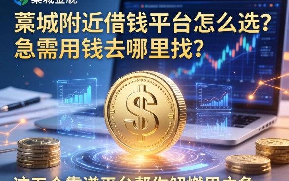 藁城附近借钱平台怎么选？急需用钱去哪里找？这五个靠谱平台帮你解燃眉之急