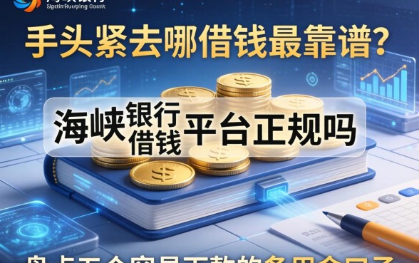 手头紧去哪借钱最靠谱？海峡银行借钱平台正规吗？盘点五个容易下款的备用金口子