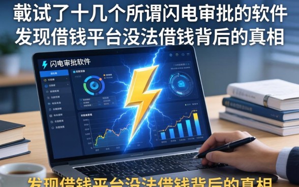 我试了十几个所谓闪电审批的软件，发现借钱平台没法借钱背后的真相