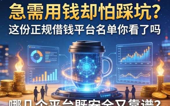 急需用钱却怕踩坑？这份正规借钱平台名单你看了吗，哪几个平台既安全又靠谱？