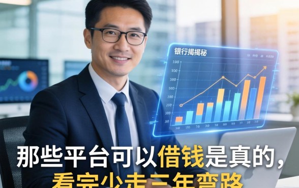 银行经理揭秘：那些平台可以借钱是真的，看完少走三年弯路