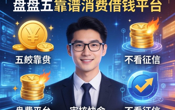 盘点五个靠谱的消费借钱平台，审核快不看征信