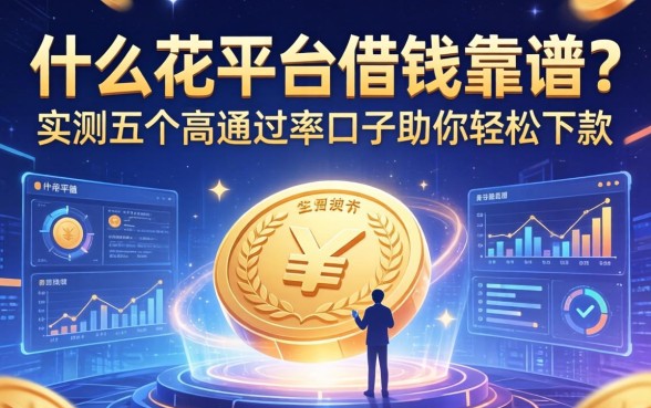 什么花平台借钱靠谱？实测五个高通过率口子助你轻松下款
