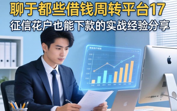 聊聊那些借钱周转平台17：征信花户也能下款的实战经验分享