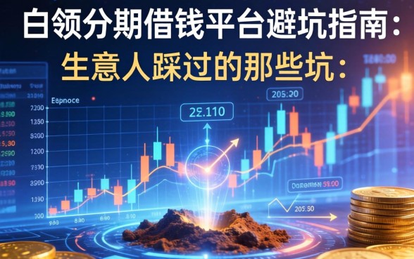 白领分期借钱平台避坑指南：生意人踩过的那些坑
