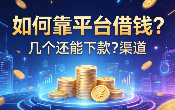 如何靠平台借钱？整理了几个还能下款的渠道分享