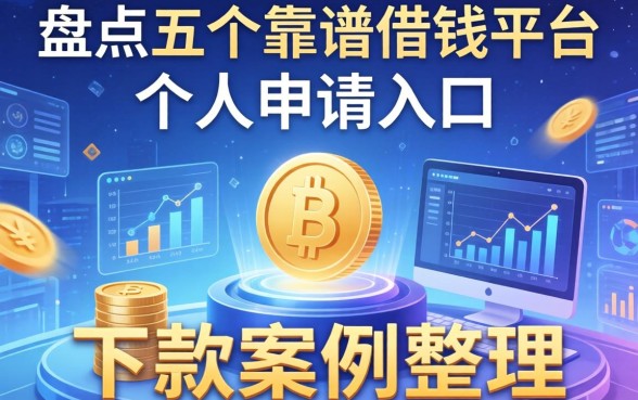 盘点五个靠谱的借钱平台个人申请入口，下款案例整理