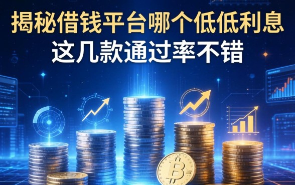 揭秘借钱平台哪个最低利息，这几款通过率不错