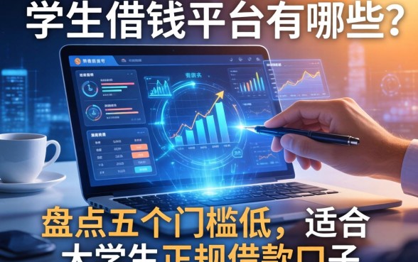 学生借钱平台有哪些？盘点五个门槛低、适合大学生的正规借款口子
