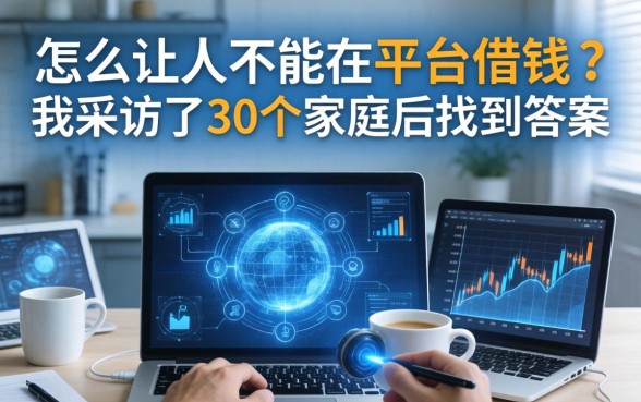 怎么让人不能在平台借钱？我采访了30个家庭后找到答案