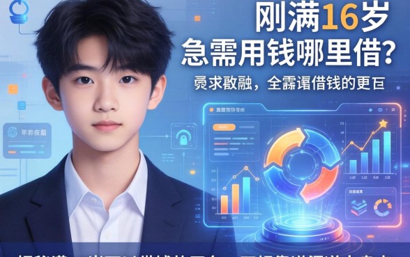刚满16岁急需用钱哪里借？揭秘满16岁可以借钱的平台，正规靠谱渠道大盘点