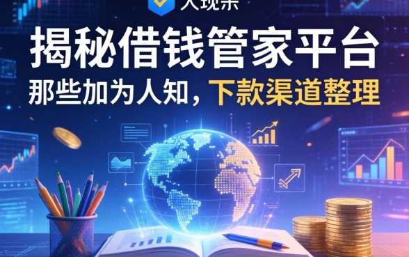 揭秘借钱管家平台：那些不为人知的下款渠道整理