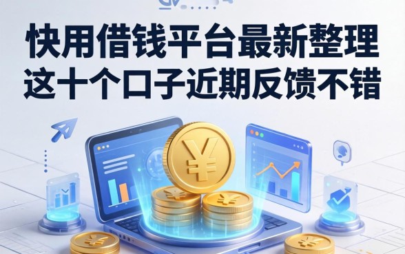 快用借钱平台最新整理：这十个口子近期反馈不错
