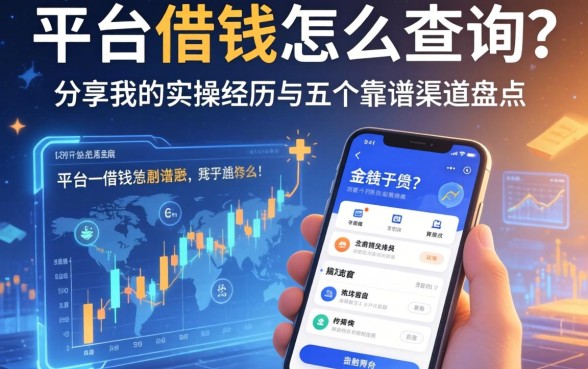 平台借钱怎么查询？分享我的实操经历与五个靠谱渠道盘点