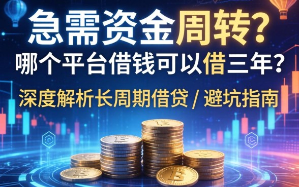 急需资金周转？哪个平台借钱可以借三年？深度解析长周期借贷的避坑指南