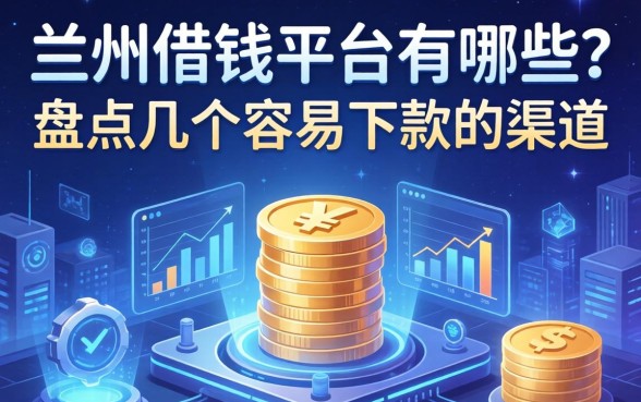 兰州借钱平台有哪些？盘点几个容易下款的渠道