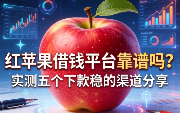 红苹果借钱平台靠谱吗？实测五个下款稳的渠道分享