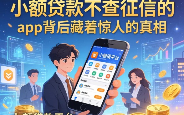 我翻遍了手机里几十个借钱平台，发现那些宣传小额贷款不查征信的app背后藏着惊人的真相