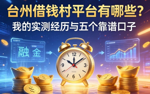 台州借钱村平台有哪些？分享我的实测经历与五个靠谱口子