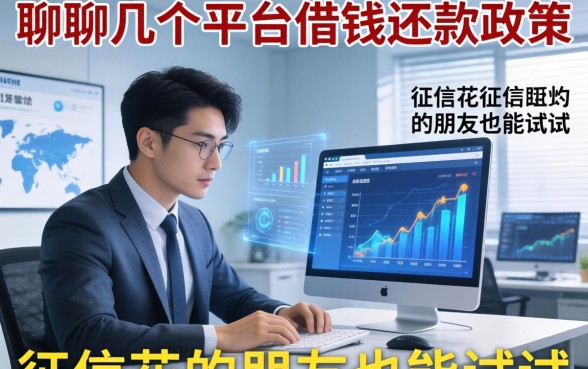聊聊几个平台借钱还款政策，征信花的朋友也能试试