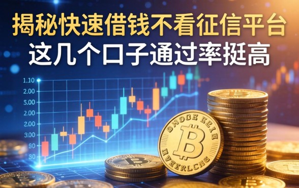 揭秘快速借钱不看征信的平台，这几个口子通过率挺高
