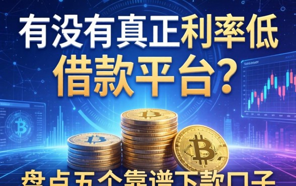有没有真正利率低的借款平台？盘点五个靠谱下款口子