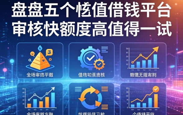 盘点五个超值的借钱平台，审核快额度高值得一试