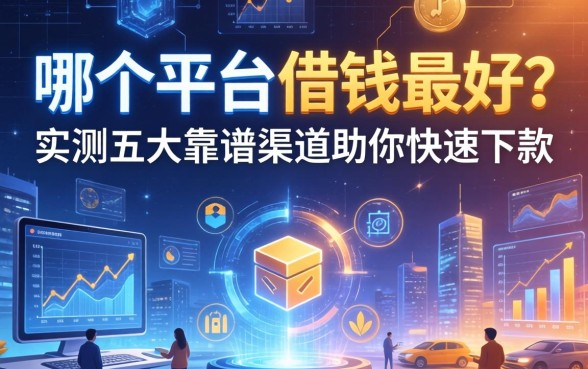 哪个平台借钱最好？实测五大靠谱渠道助你快速下款