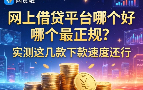 网上借钱平台哪个好哪个最正规？实测这几款下款速度还行