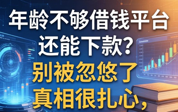 年龄不够借钱平台还能下款？别被忽悠了，真相很扎心