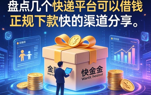 盘点几个快递平台可以借钱，正规下款快的渠道分享