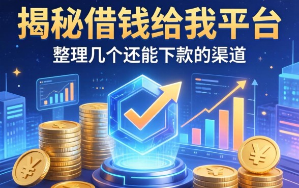 揭秘借钱给我平台：整理几个还能下款的渠道