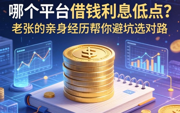 哪个平台借钱利息低点？老张的亲身经历帮你避坑选对路