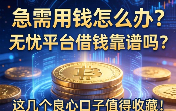 急需用钱怎么办？无忧平台借钱靠谱吗？这几个良心口子值得收藏！