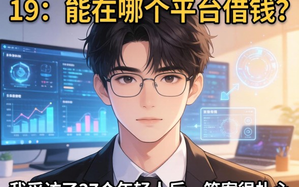 19岁能在哪个平台借钱？我采访了37个年轻人后，答案很扎心