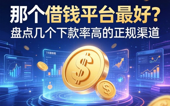 那个借钱平台最好？盘点几个下款率高的正规渠道