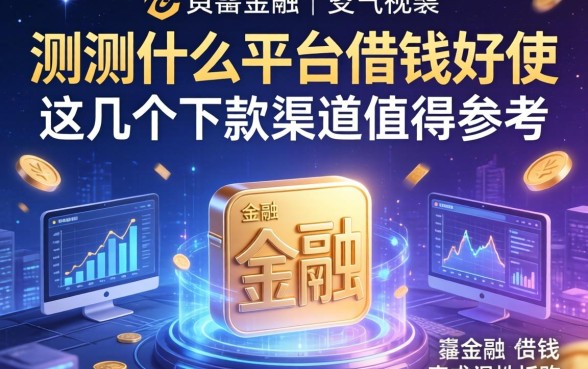 实测什么平台借钱好使，这几个下款渠道值得参考
