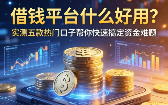 借钱平台什么好用？实测五款热门口子帮你快速搞定资金难题