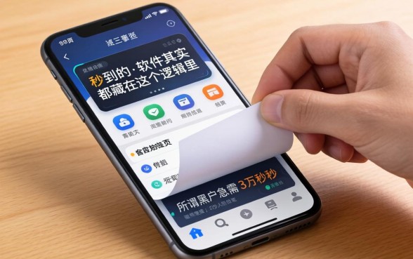 我翻了三页手机桌面，发现所谓的黑户急需三万秒到的软件其实都藏在这个逻辑里