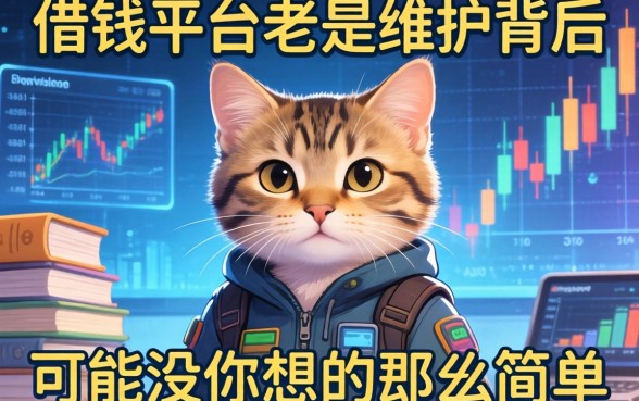 借钱平台老是维护背后，可能没你想的那么简单