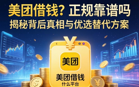 美团借钱的是什么平台的？正规靠谱吗？揭秘背后真相与优选替代方案