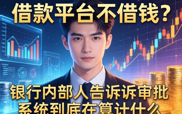 借款平台不借钱？银行内部人告诉你审批系统到底在算计什么