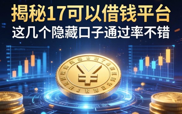 揭秘17可以借钱平台，这几个隐藏口子通过率不错