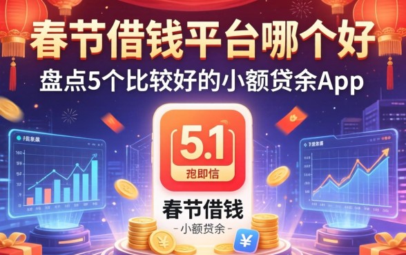 春节借钱平台哪个好，盘点5个比较好的小额贷款app