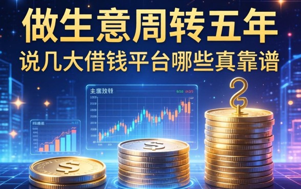 做生意周转五年，说说几大借钱平台哪些真靠谱