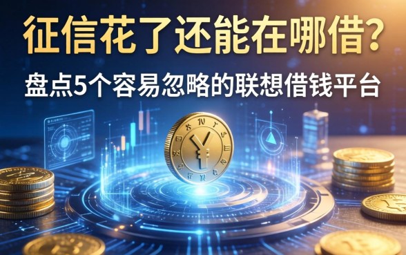 征信花了还能在哪借？盘点5个容易忽略的联想借钱平台